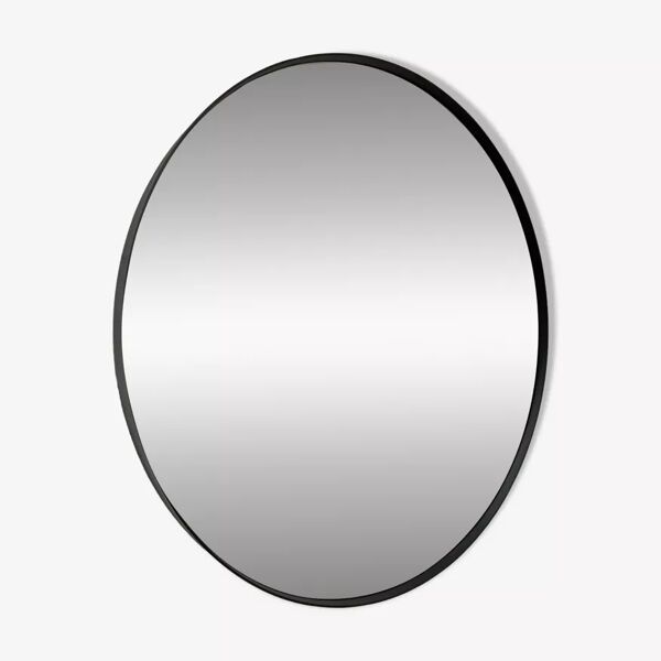 Miroir rond 75cm de diamètre contour noir