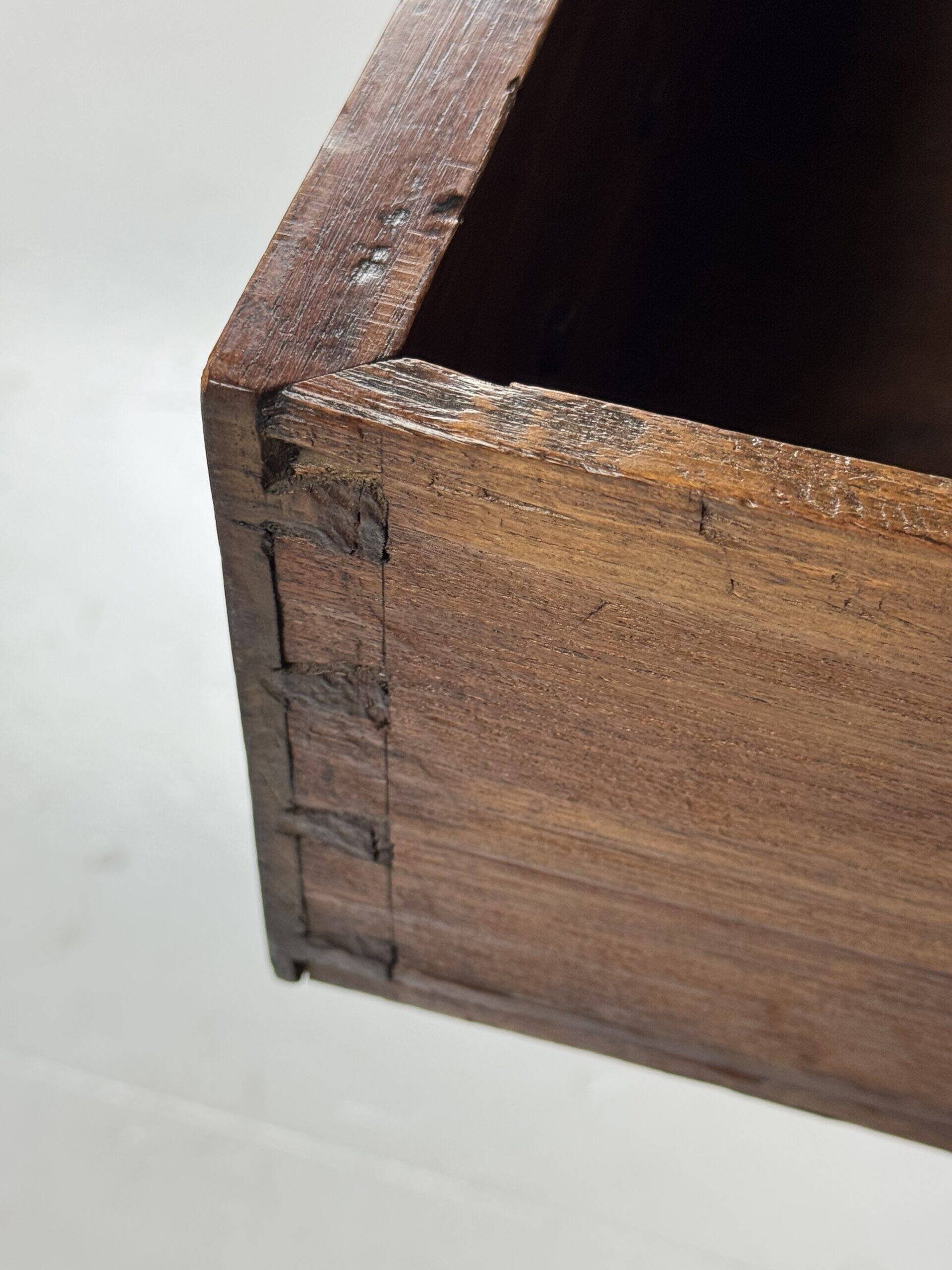English secretary 18th century teak