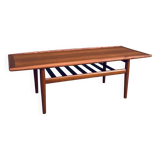 Table basse danoise en teck GJ106 de Grete Jalk