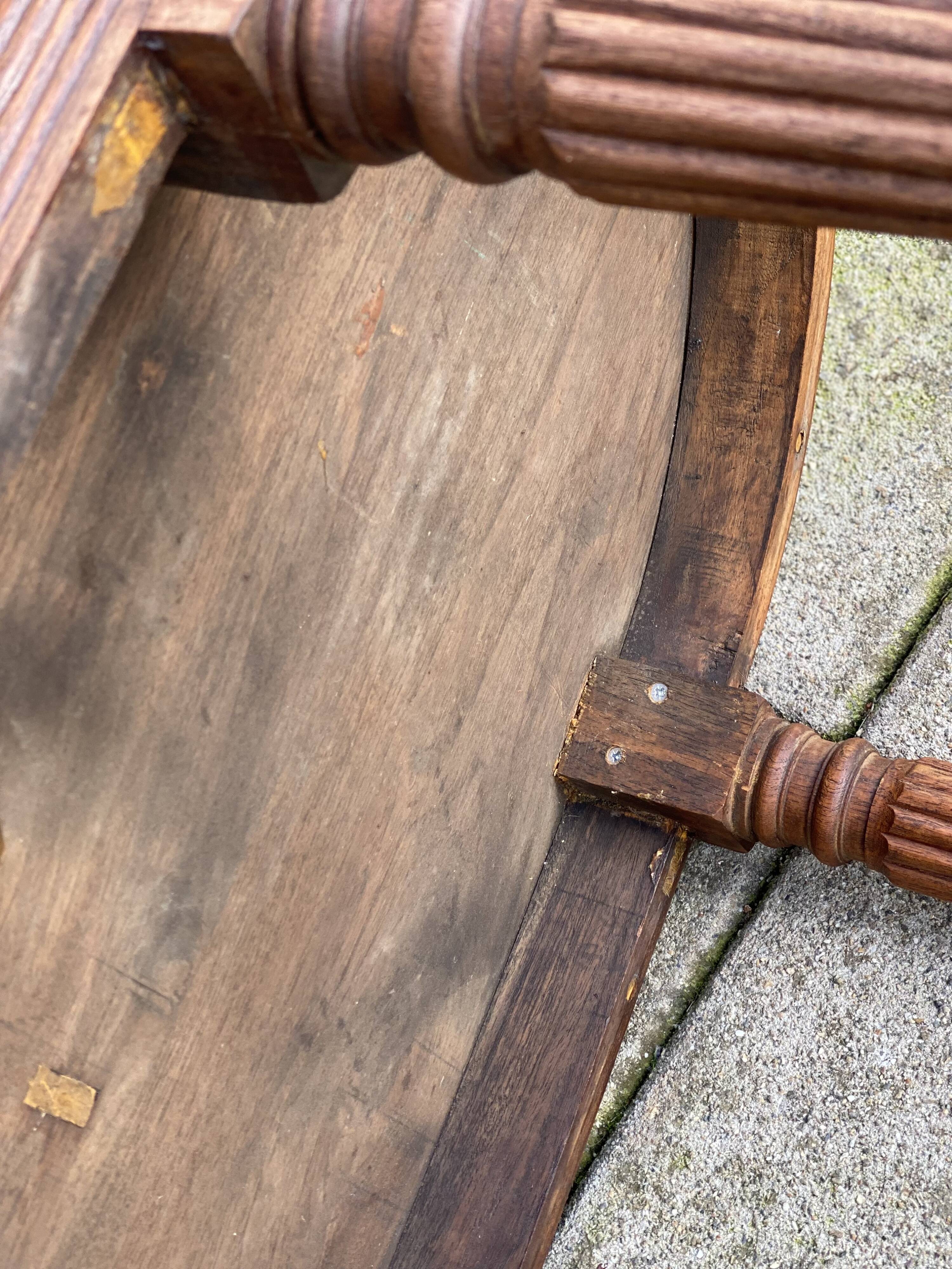 Vintage Oval Oak Coffee Table