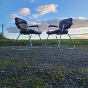 Pair of Unimob Lingua 97 armchairs