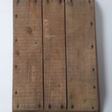 Wooden box trapezoidal