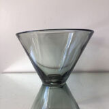 Asymmetrical Holmegaard bowl by Per Lutken