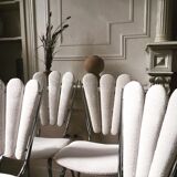 Ensemble de chaises "peacock" vintage restaurées