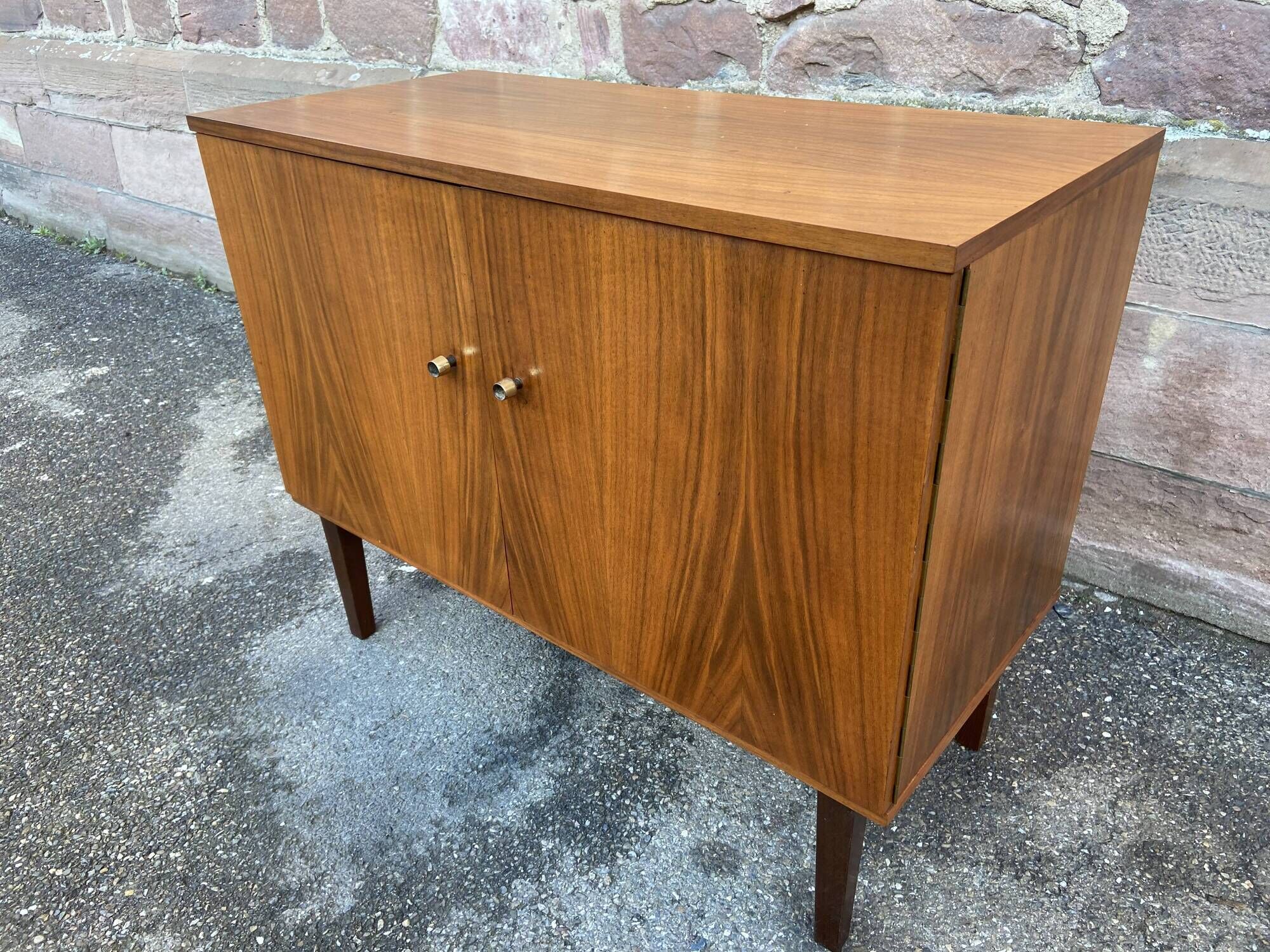 TV cabinet chest of drawers midcentury design 1960