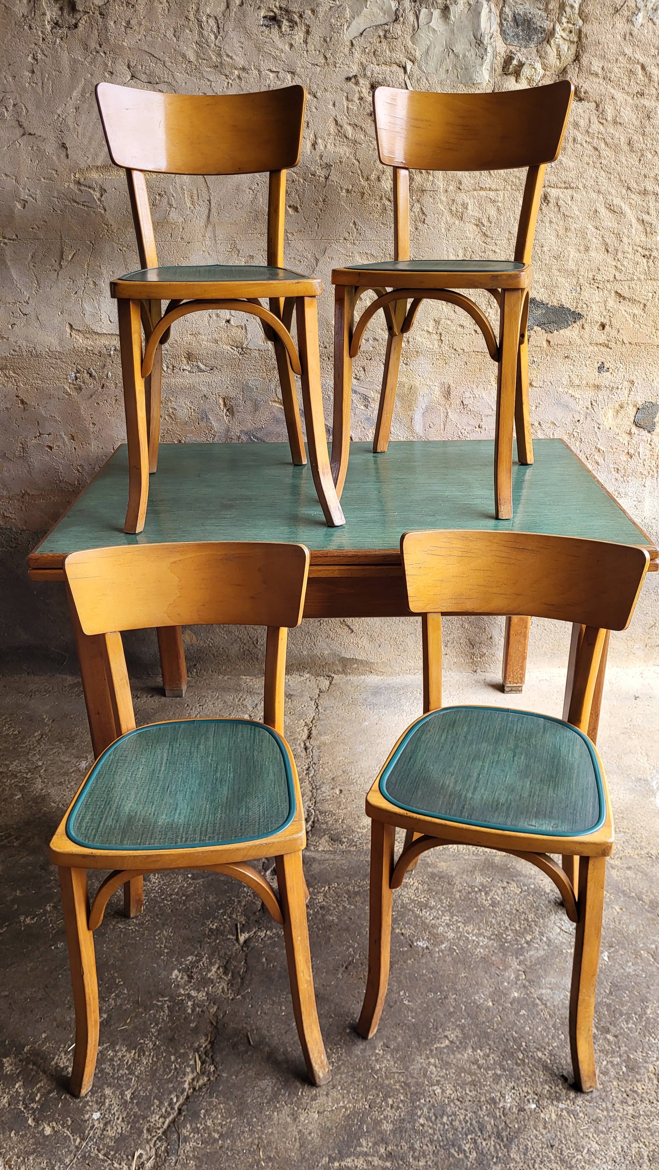 4 Baumann n°54 chairs