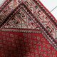 1950s Handmade Wool Boteh Rug, Red and Ivory, 104 × 156 cm - 1C1299