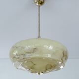 Art Deco Marble Glass Pendant Light