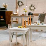 Table Basse Blanche en bois