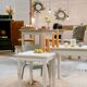 Table Basse Blanche en bois