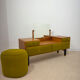 Coiffeuse et son pouf par Roger Landault, années 70