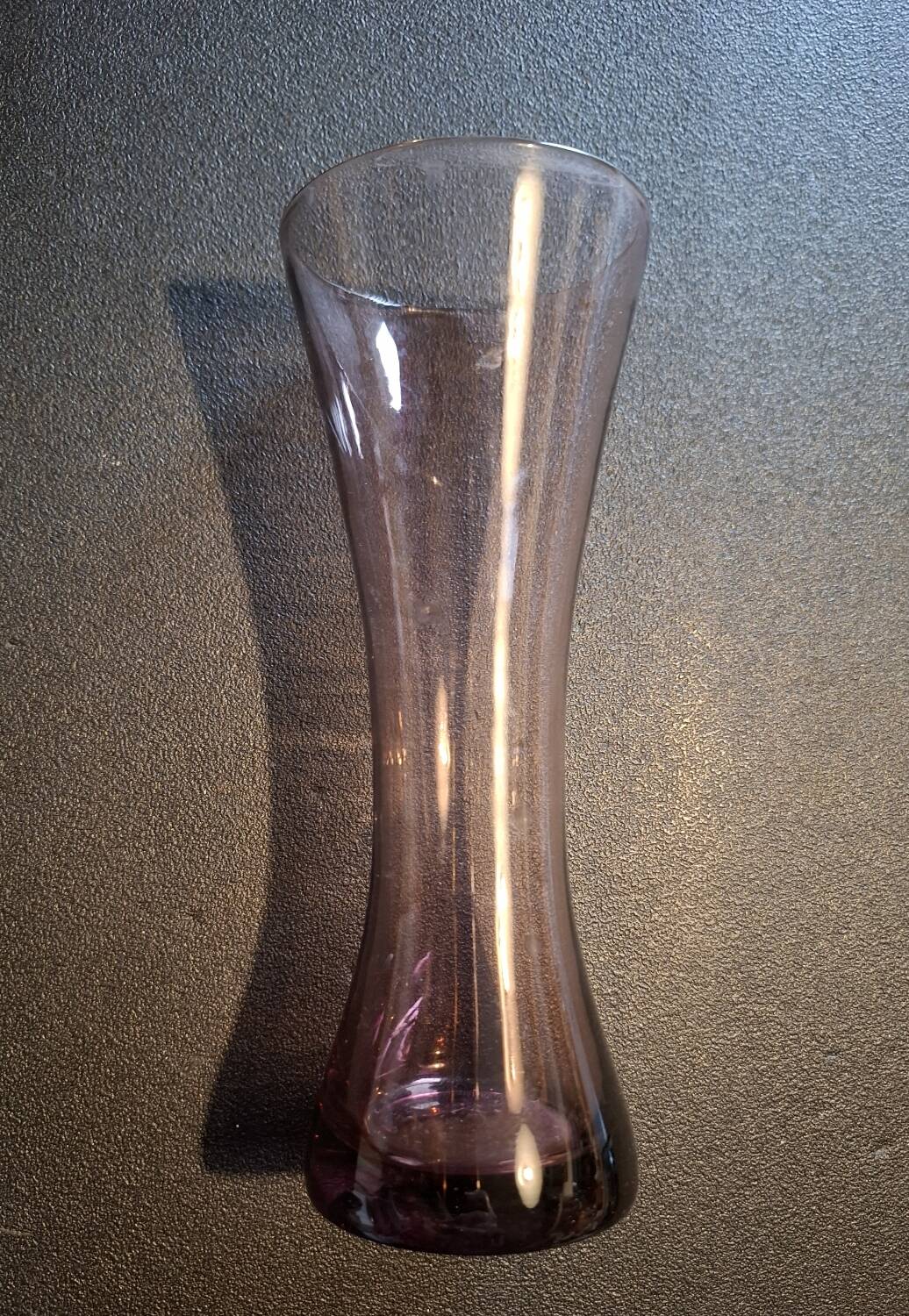 Artisanal violet vase