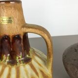 Set of 2 Ceramic Pottery Vase Heinz Siery Carstens Tönnieshof, Germany, 1970s