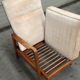 Chaise longue et tabouret Knoll Antimot