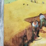 Aquarelle paysage vintage