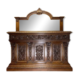Renaissance buffet in carved walnut circa 1850