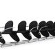 Verner Panton for Fritz Hansen 1973 Series 1-2-3 Butterfly Base