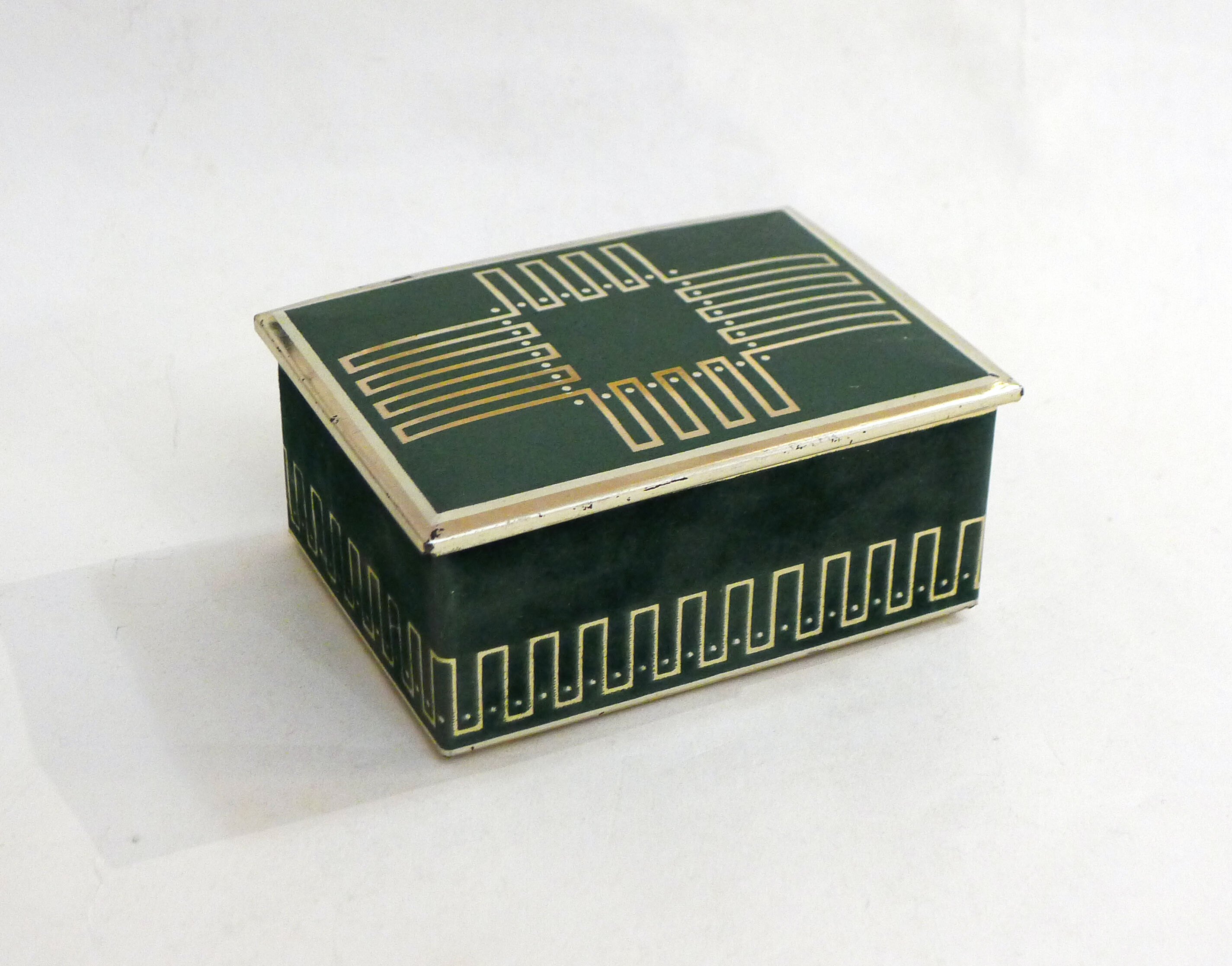 Graphic art deco box