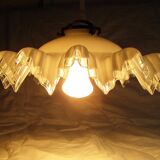 Old pulley hanging lamp