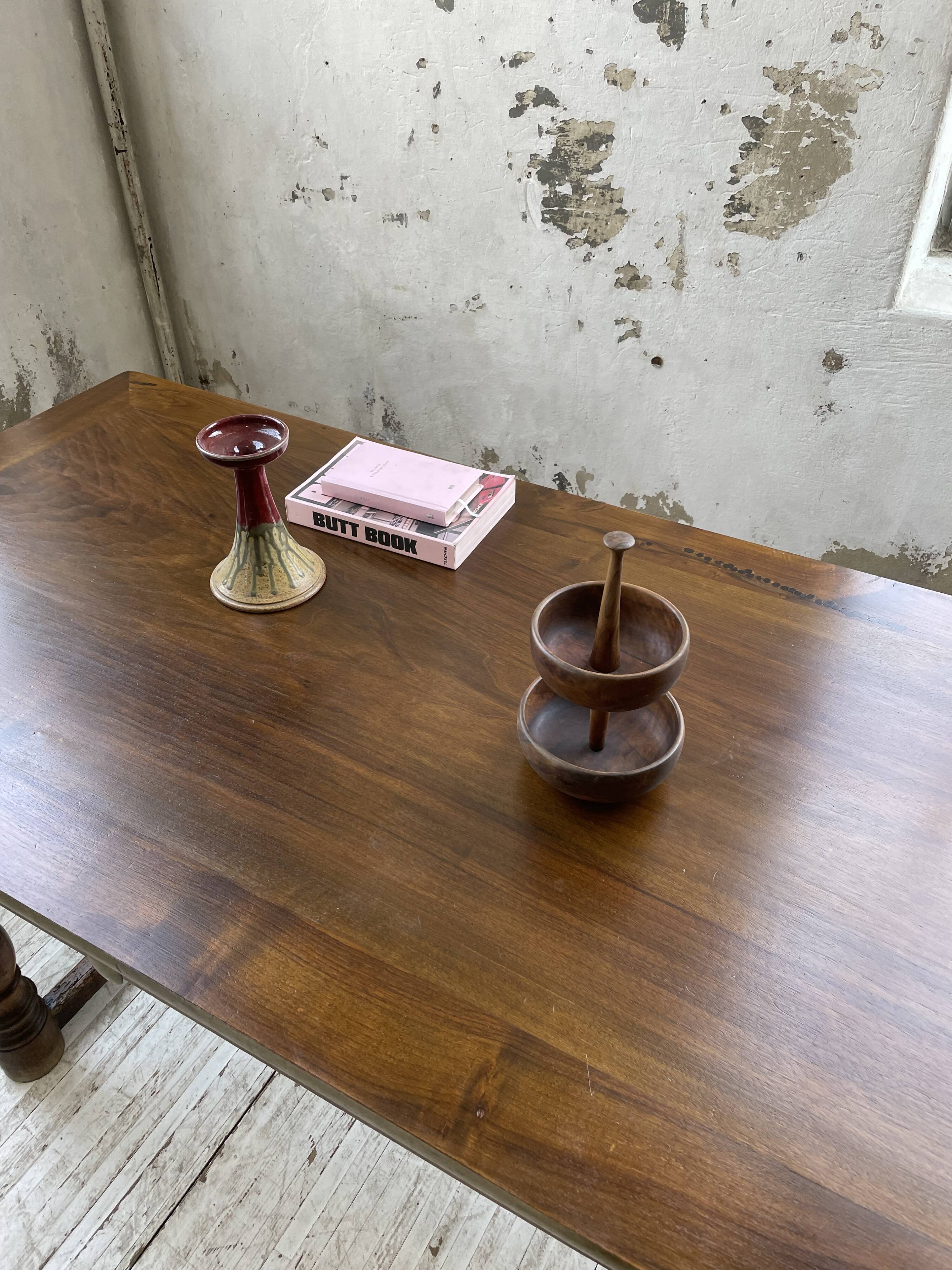 Wooden cocktail dish