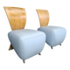 Paire de fauteuils Bobo par Dietmar Scharping pour Dauphin, années 2000.