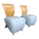 Paire de fauteuils Bobo par Dietmar Scharping pour Dauphin, années 2000.