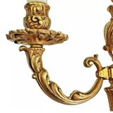 2 anciennes appliques bronze style Louis XVI