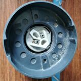 Vintage glass wall lamp