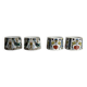Vintage Bavaria Porcelain Egg Cups - 70's Folk Style