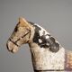 Antique Wooden Toy Horse on Wheels, Early 20th Century