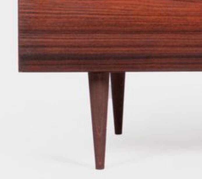 Enfilade scandinave vintage en palissandre