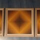 Optical Art Triptych - Victor Vasarely - Frames 30x30cm