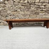 solid pine bench nursery school 1970 vintage