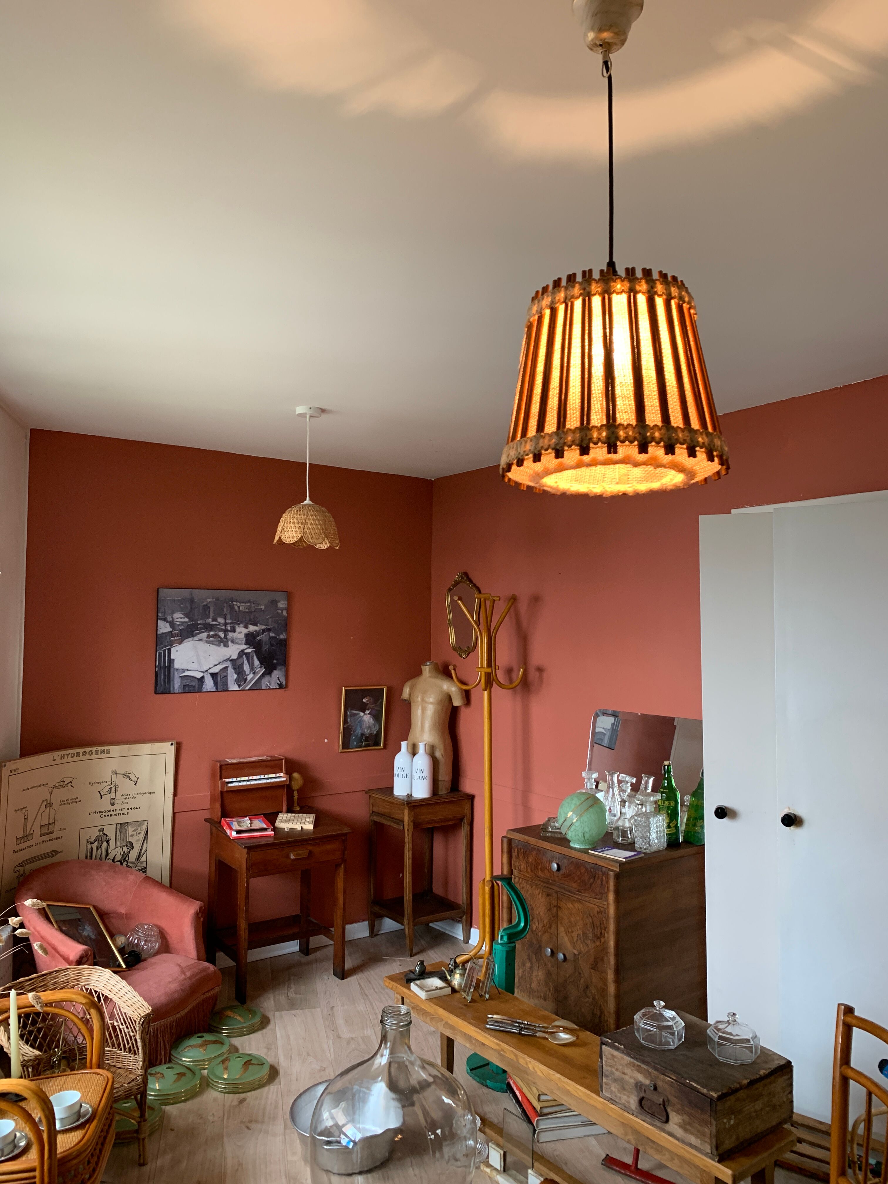 Brass and wool suspension