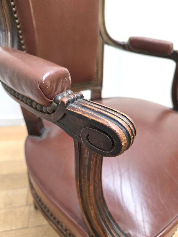 Suite de 4 fauteuils style Empire