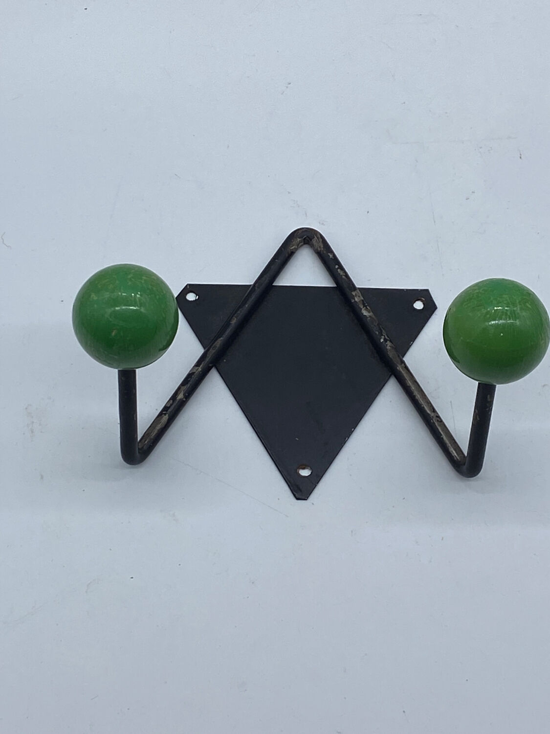 Hooks coat rack balls vintage