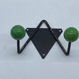 Hooks coat rack balls vintage