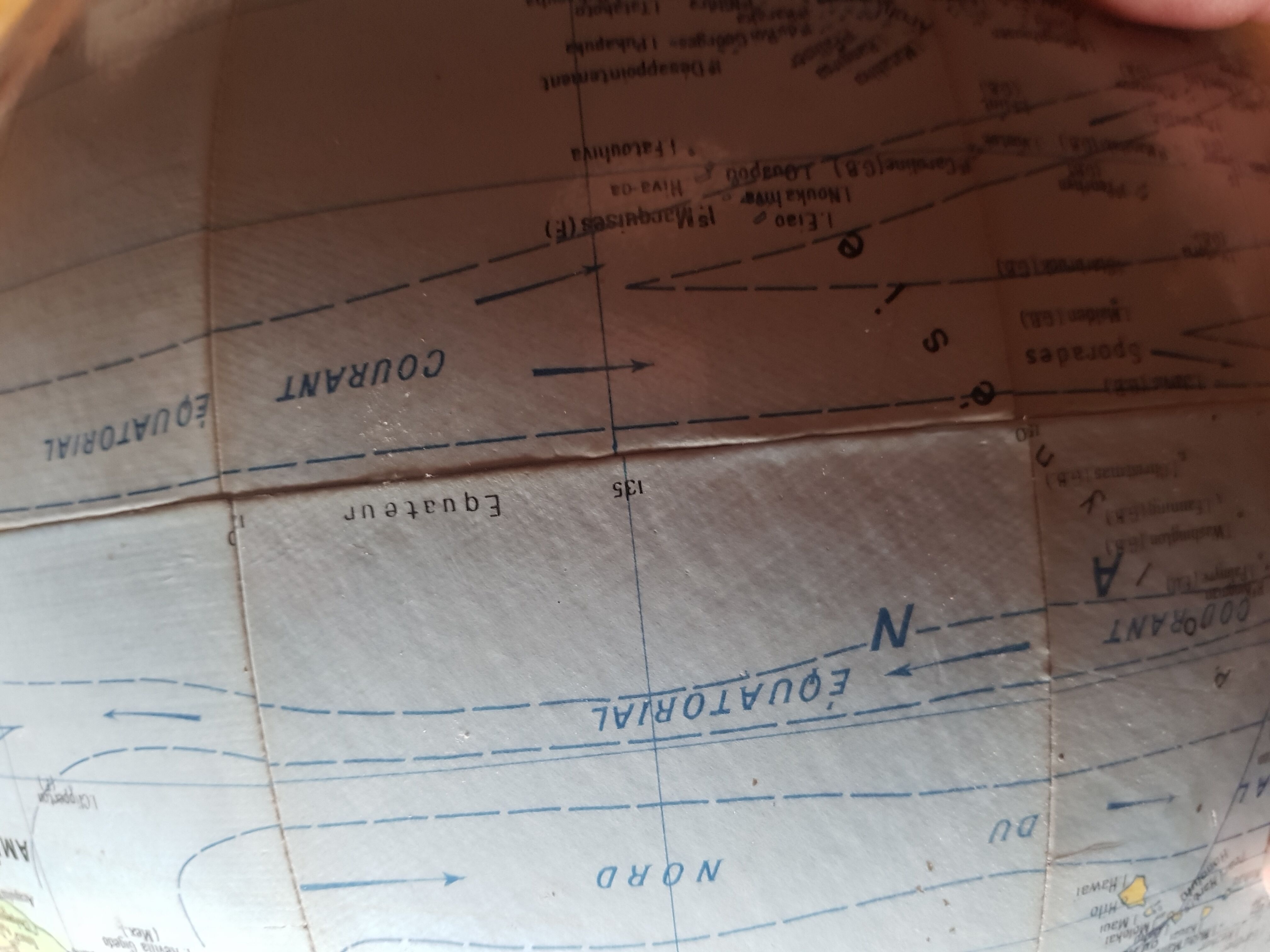 Globe Terrestre "Girard et Barrere" Paris