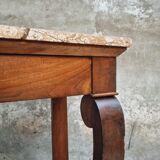 Antique side table trumeau or console table mahogany
