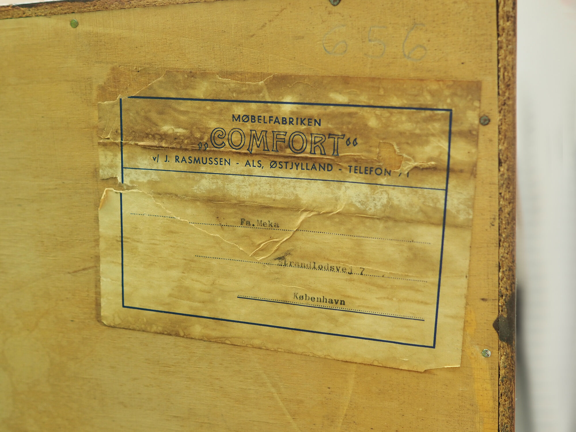 Secretary in teak, Danish design, 70's