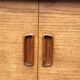 Sliding teak sideboard from the 1970s.