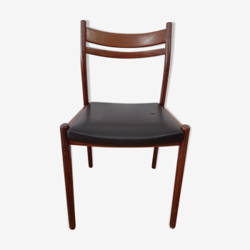 Rosewood chair "Gessef" Consorzio Sedie Friuli Italy 60s