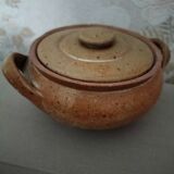 Old glazed stoneware pot