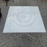 Folding garden table