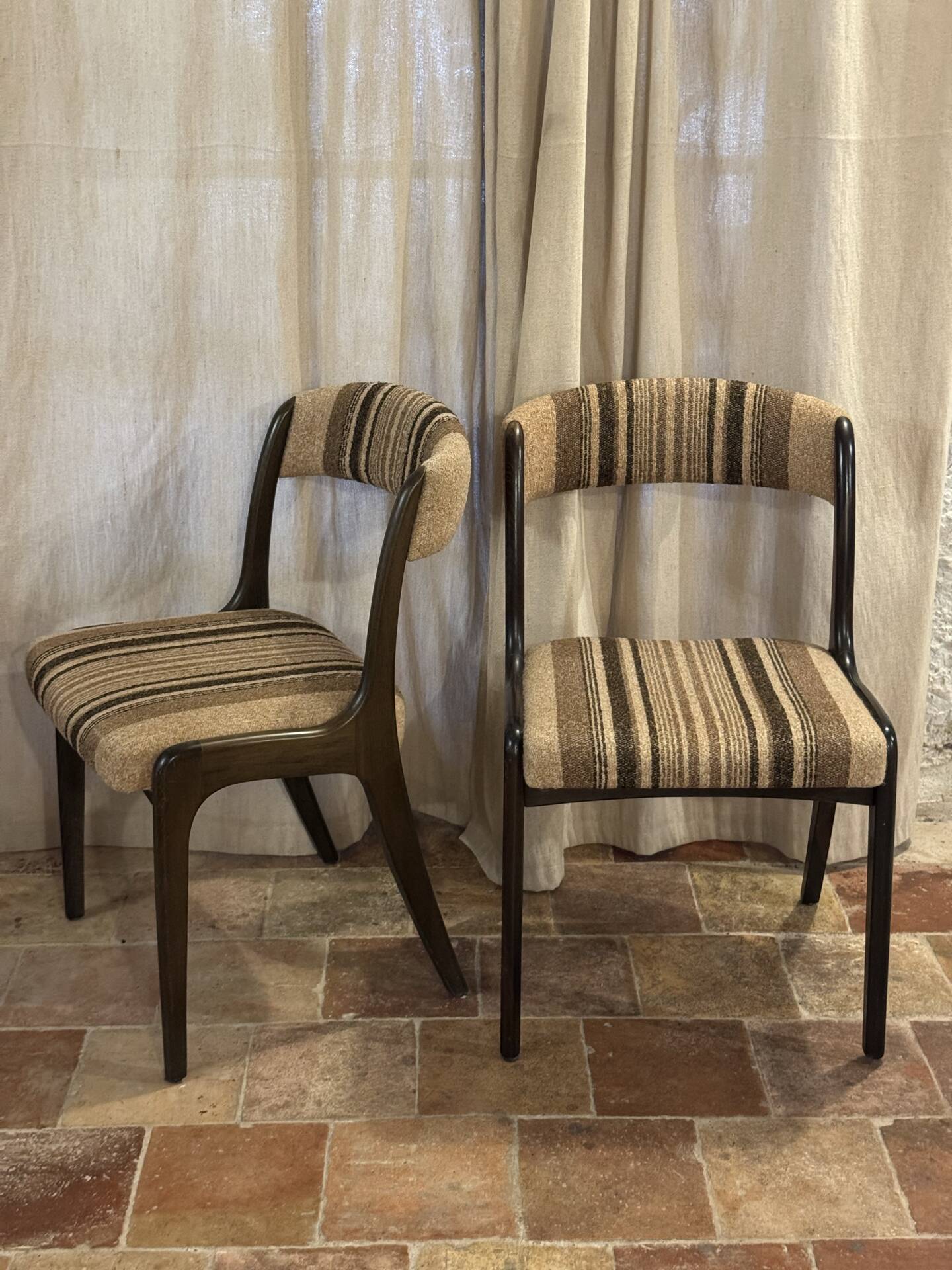 Pair of vintage Baumann Gondole chairs - Self Edition - Year