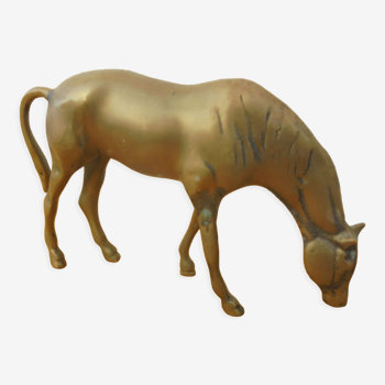 Brass horse