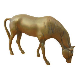 Brass horse