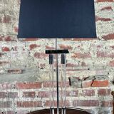Lampe design en métal chromé et Altuglass années 1990