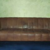 De Sede Buffalo leather 3-seater sofa, Switzerland 1970s