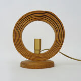 Modular lamp design in wood enaol